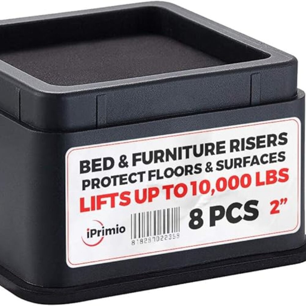 Bed Risers -8 in pack